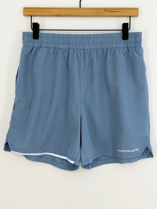 Alphalete Other - Alphalete Men's Core Stride Performance Shorts Light Blue Size Large Athletic
